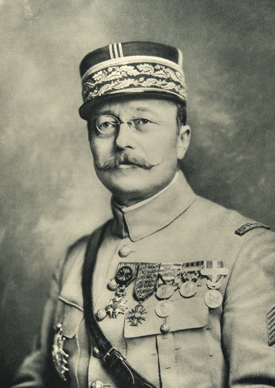 General Jean Marie Degoutte (1866-1938), século XX (foto) de French Photographer