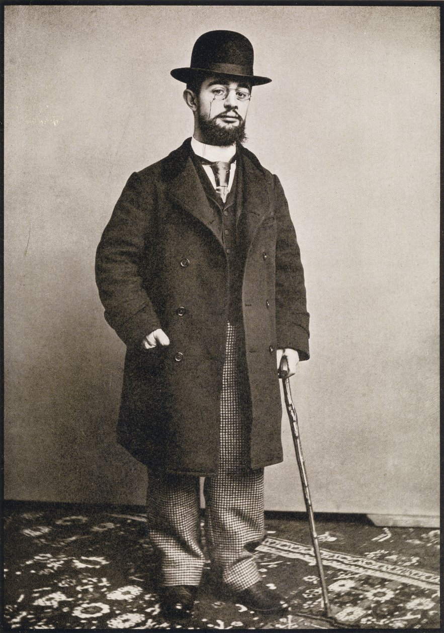 Henri de Toulouse-Lautrec, de &39;Toulouse-Lautrec&39; de Gerstle Mack, publicado em 1938 de French Photographer