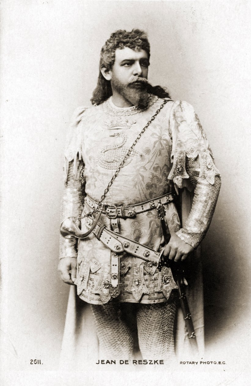 Jean de Reszke como Romeu na ópera Romeu e Julieta de Charles François Gounod de French Photographer