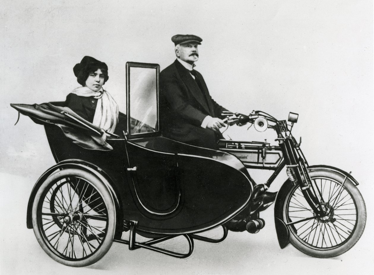 Carro lateral de Jouve & Co., 1914 de French Photographer