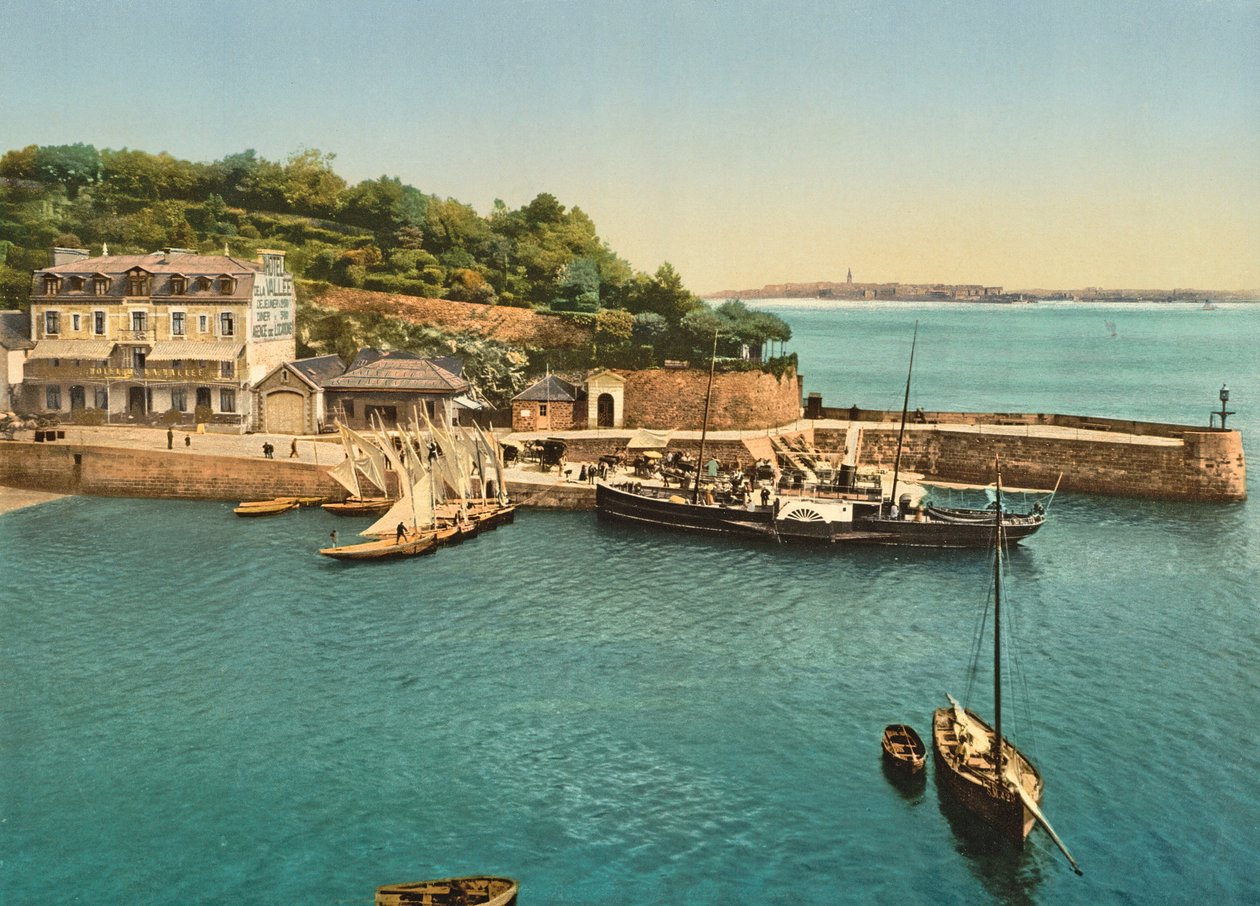 O Bec de la Vallee, Dinard, 1890-1900 de French Photographer