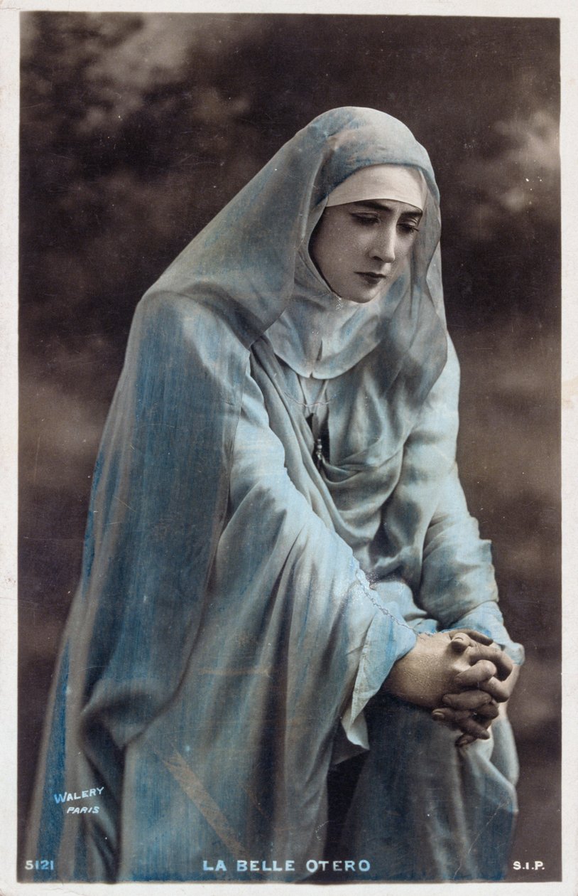 La Belle Otero (1868-1965), atriz, dançarina e cortesã espanhola. de French Photographer