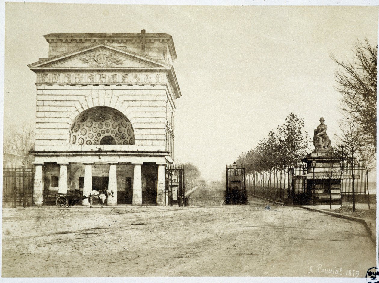 La barriere de Passy nas fotografias "les barrieres de Paris" de Gouviot de French Photographer