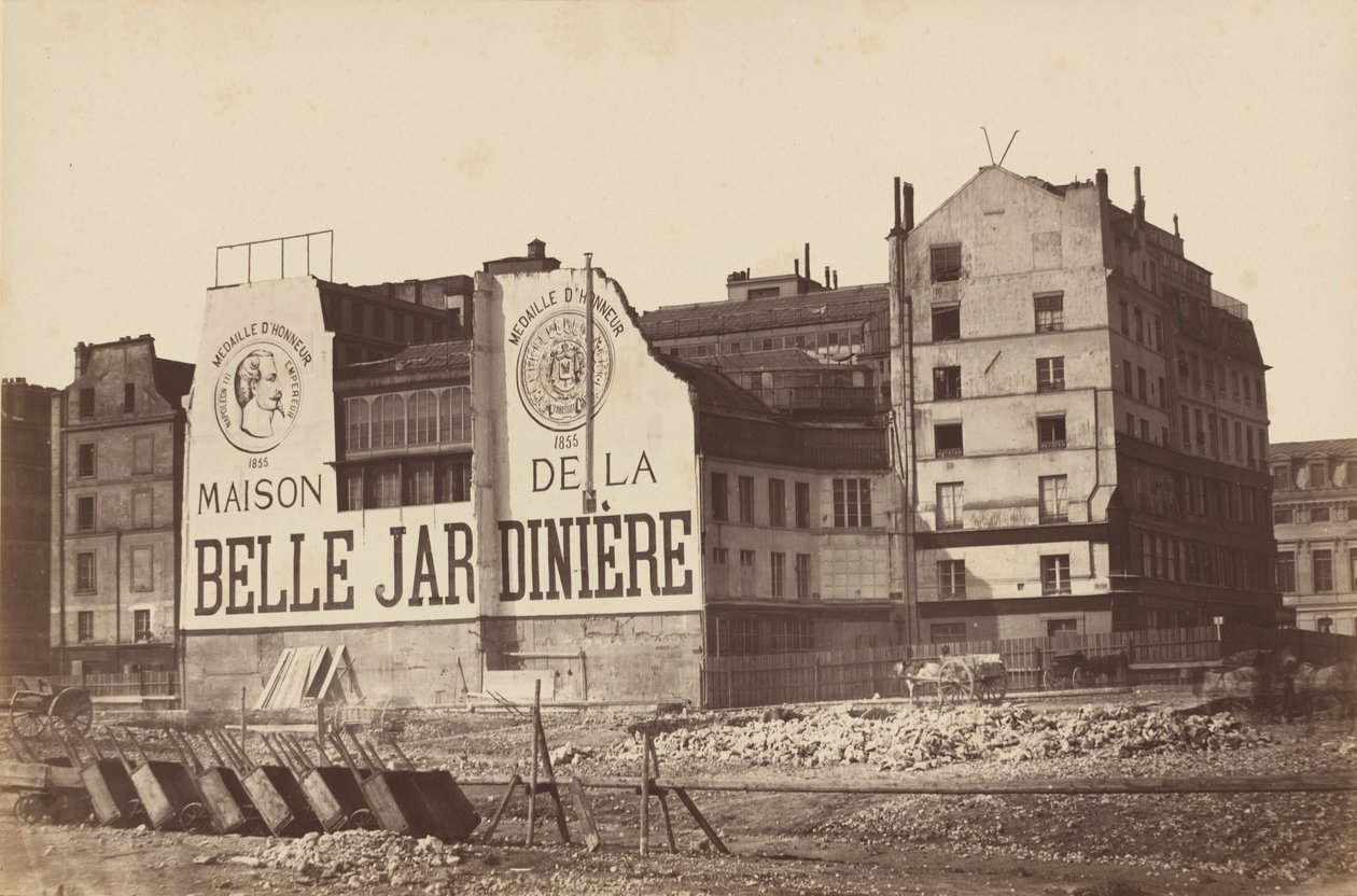 Maison de la Belle Jardinière, 1866 ou 1867 (foto) de French Photographer