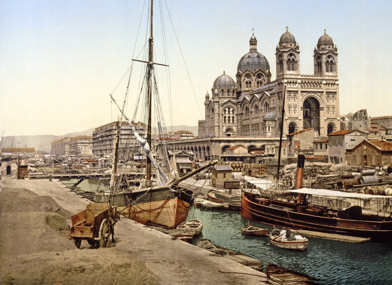 Catedral de Marselha, 1890-1900 de French Photographer