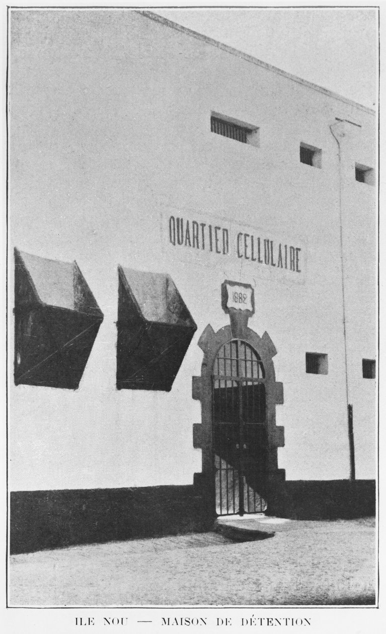 Nova Caledônia, Ilha de Nou, Casa de Detenção, de La Depeche Coloniale, 1903 de French Photographer