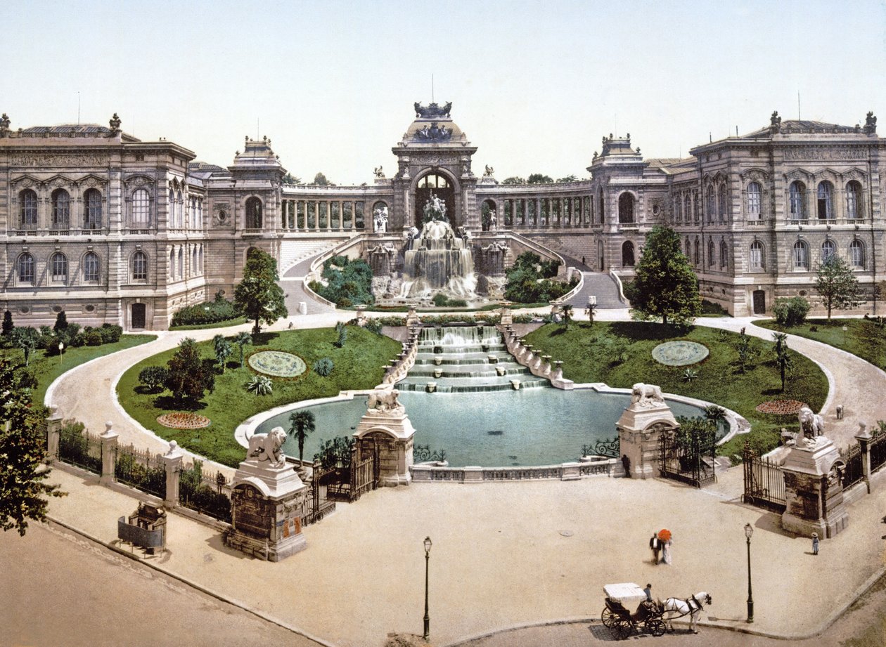 Palais Longchamps, Marselha, 1890-1900 de French Photographer
