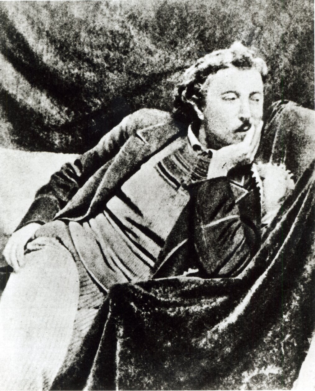 Paul Gauguin (1848-1903) (fotografia a preto e branco) de French Photographer