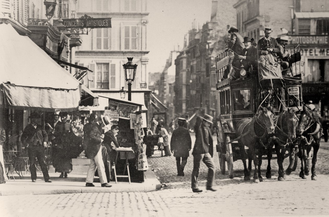 Place de Clichy, Paris (foto a p/b) de French Photographer