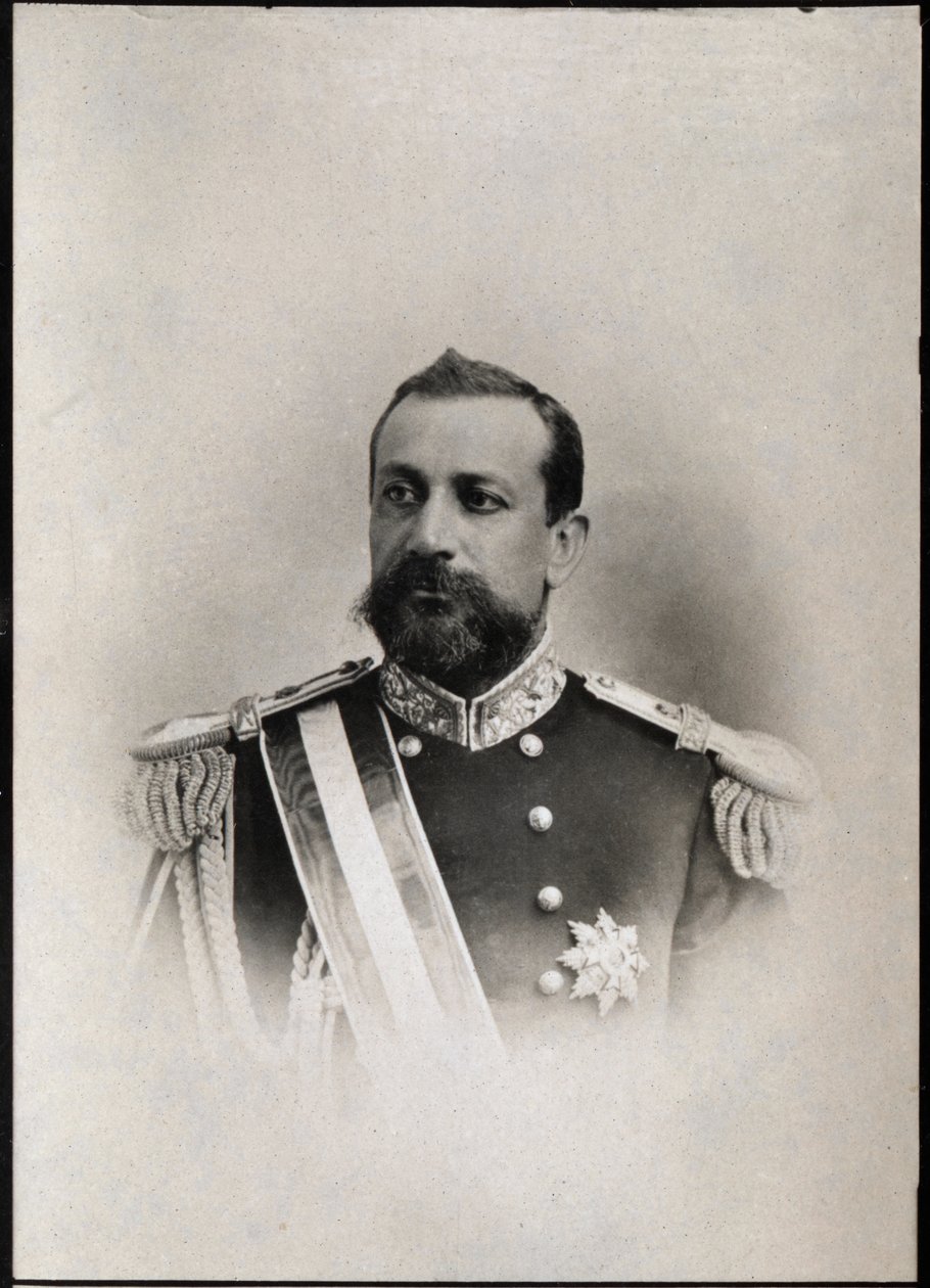Retrato de Albert I de Mônaco (1848-1922), Príncipe de Mônaco. de French Photographer