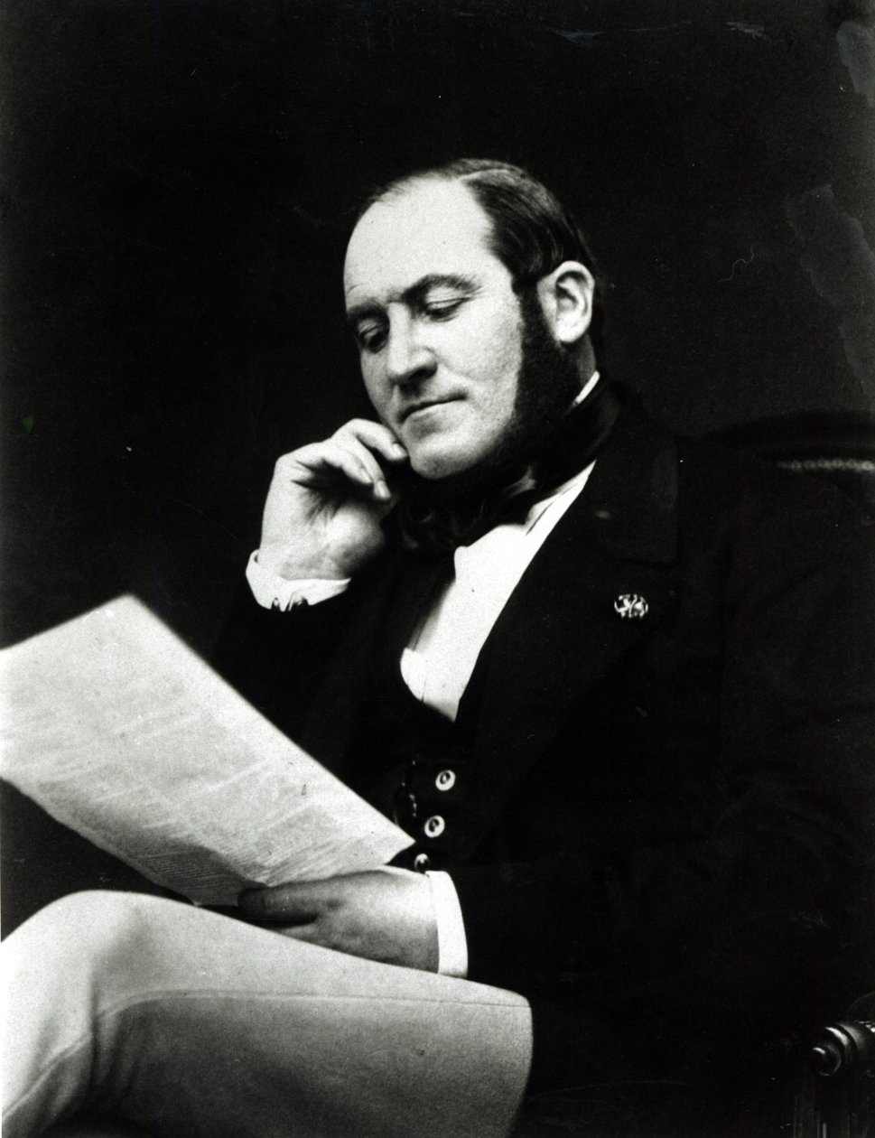 Retrato do Barão Georges Eugene Haussmann (1809-91), século XIX de French Photographer