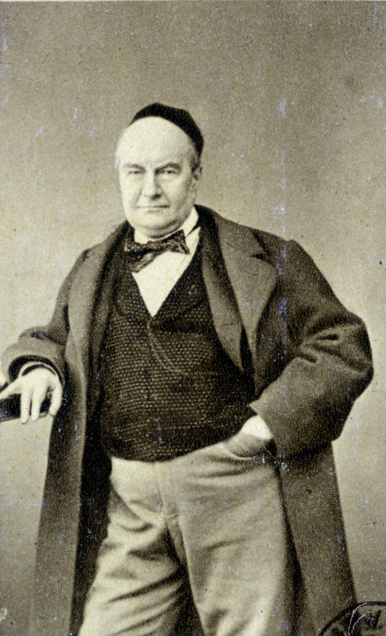 Retrato de Charles Augustin Sainte Beuve (1804 - 1869) (Sainte-Beuve), escritor, jornalista e crítico literário. de French Photographer
