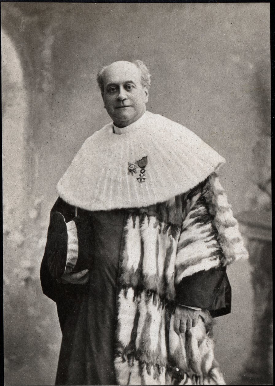 Retrato de Charles Mazeau, (1825-1905), juiz e político francês. de French Photographer