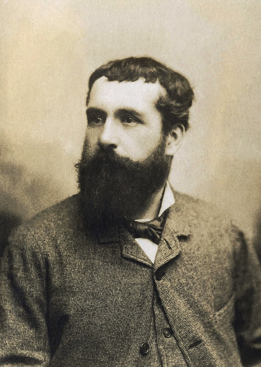Retrato de Claude Monet (1840-1926), pintor francês. de French Photographer