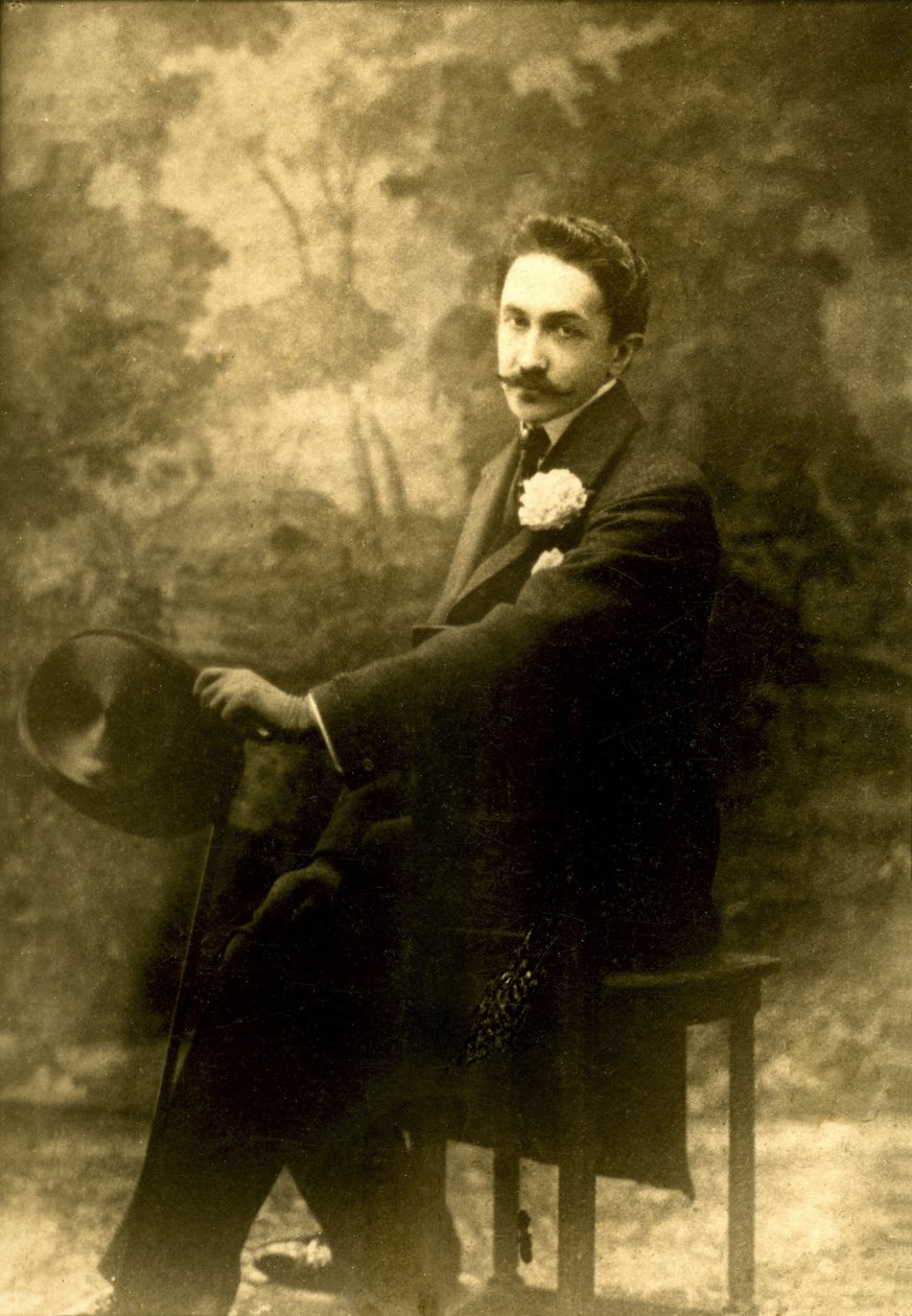 Retrato do Conde Robert de Montesquiou de French Photographer