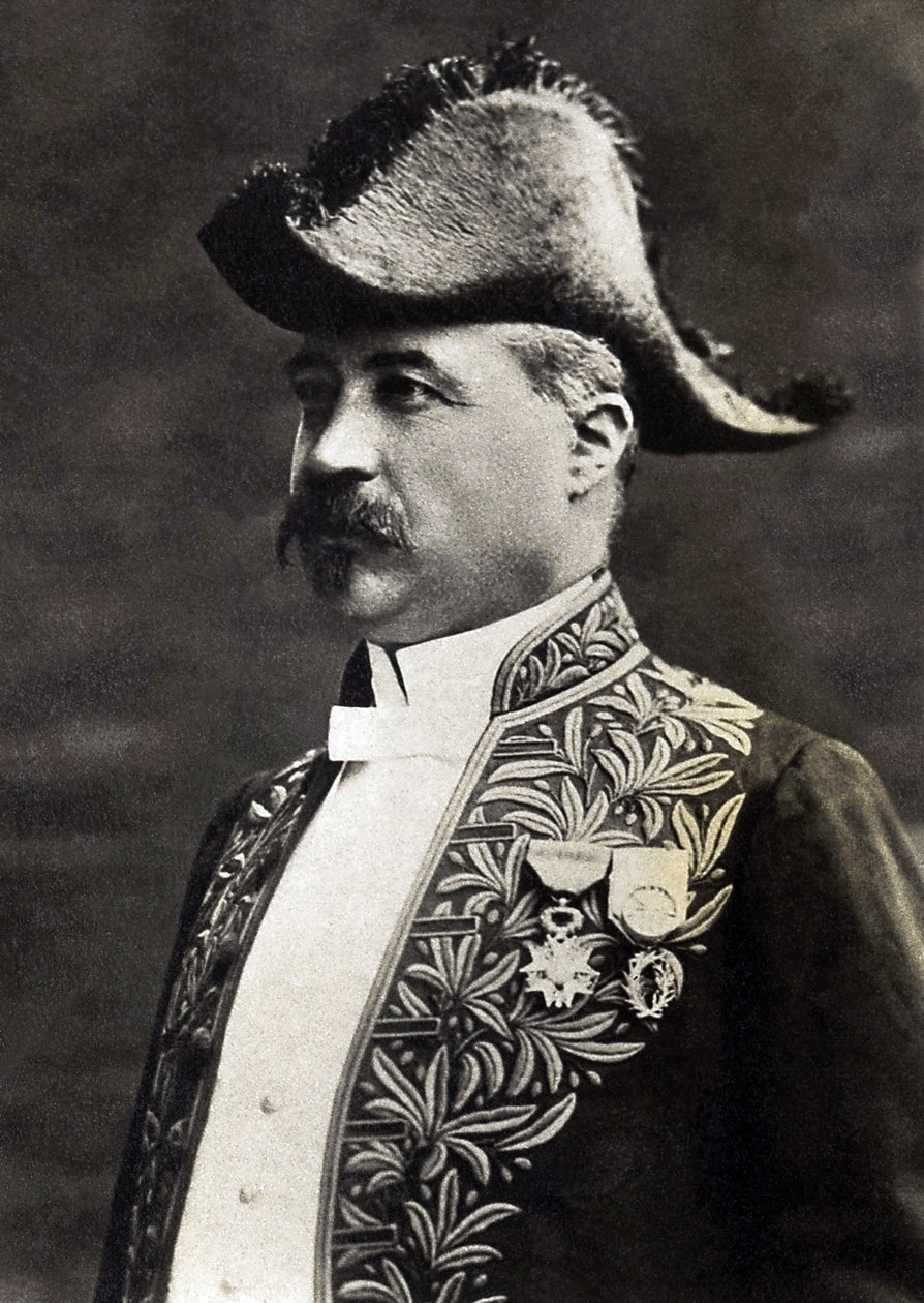 Retrato de Emile Faguet (1847-1916), crítico literário, historiador literário e ensaísta francês. de French Photographer