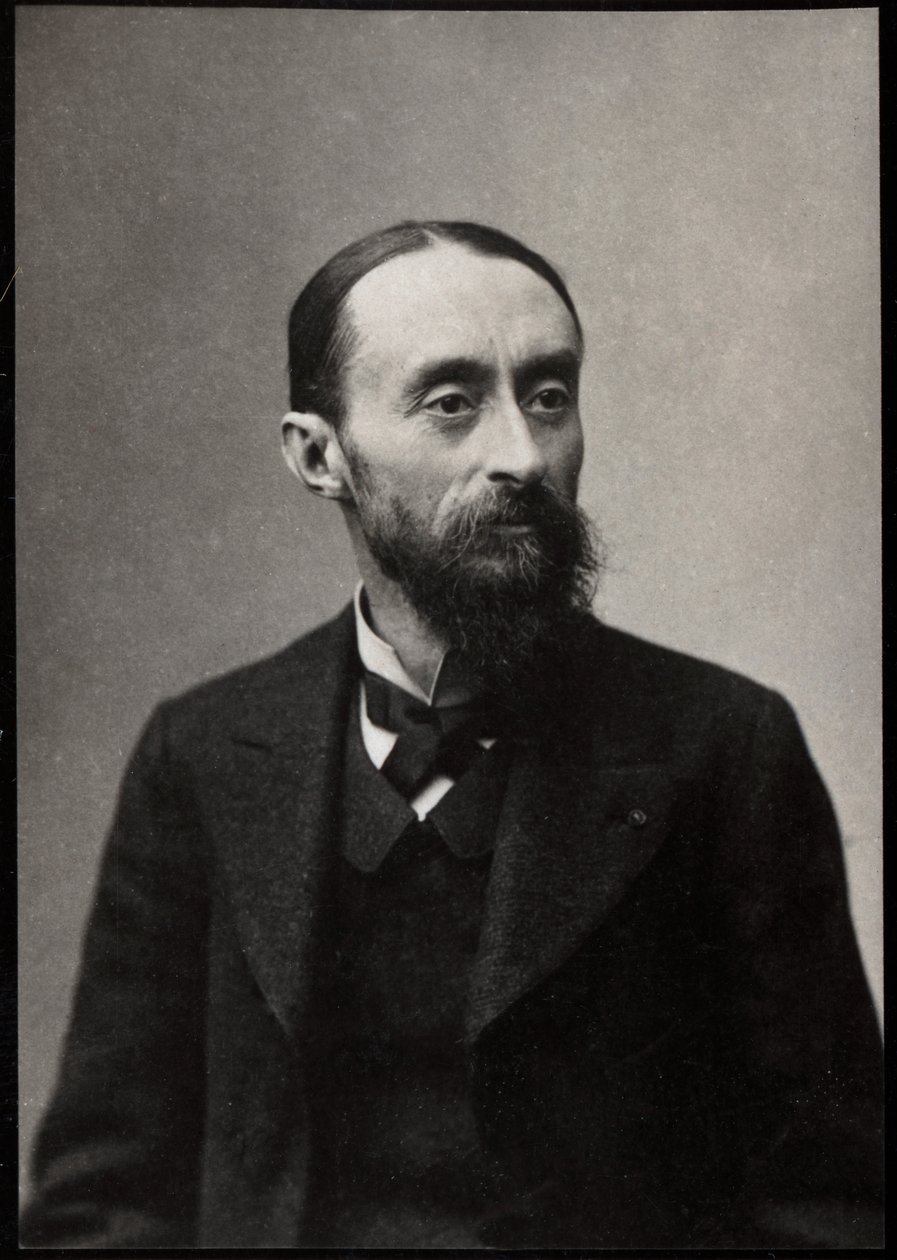 Retrato de Fernand Cormon (1845-1924), pintor francês. de French Photographer