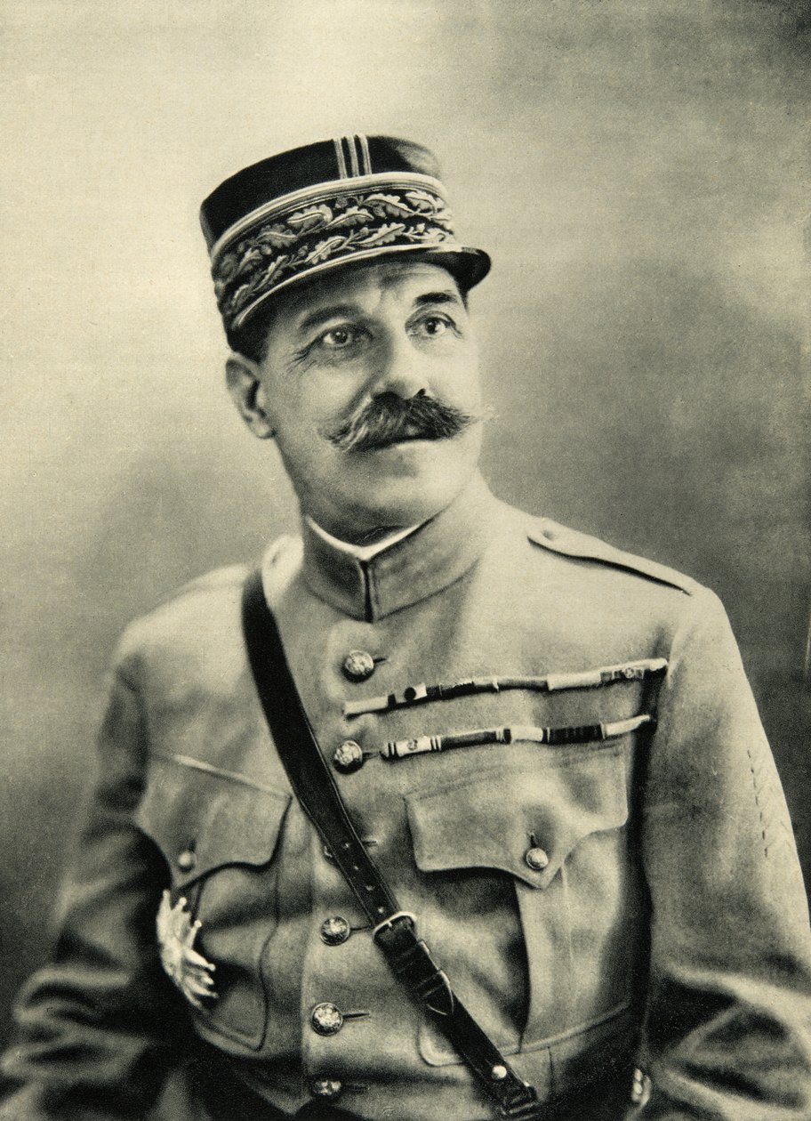 Retrato do General Pierre Emile Berdoulat (1861-1930), século XX (foto) de French Photographer