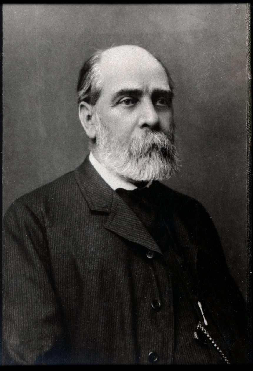 Retrato de Hector Malot (1830-1907), escritor francês. de French Photographer