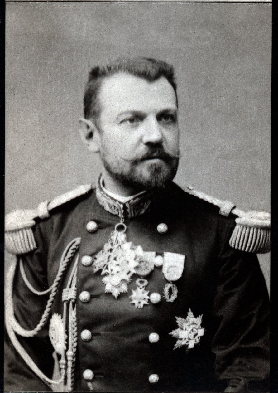 Retrato de Henri Joseph Brugere (1841-1918), general francês. de French Photographer