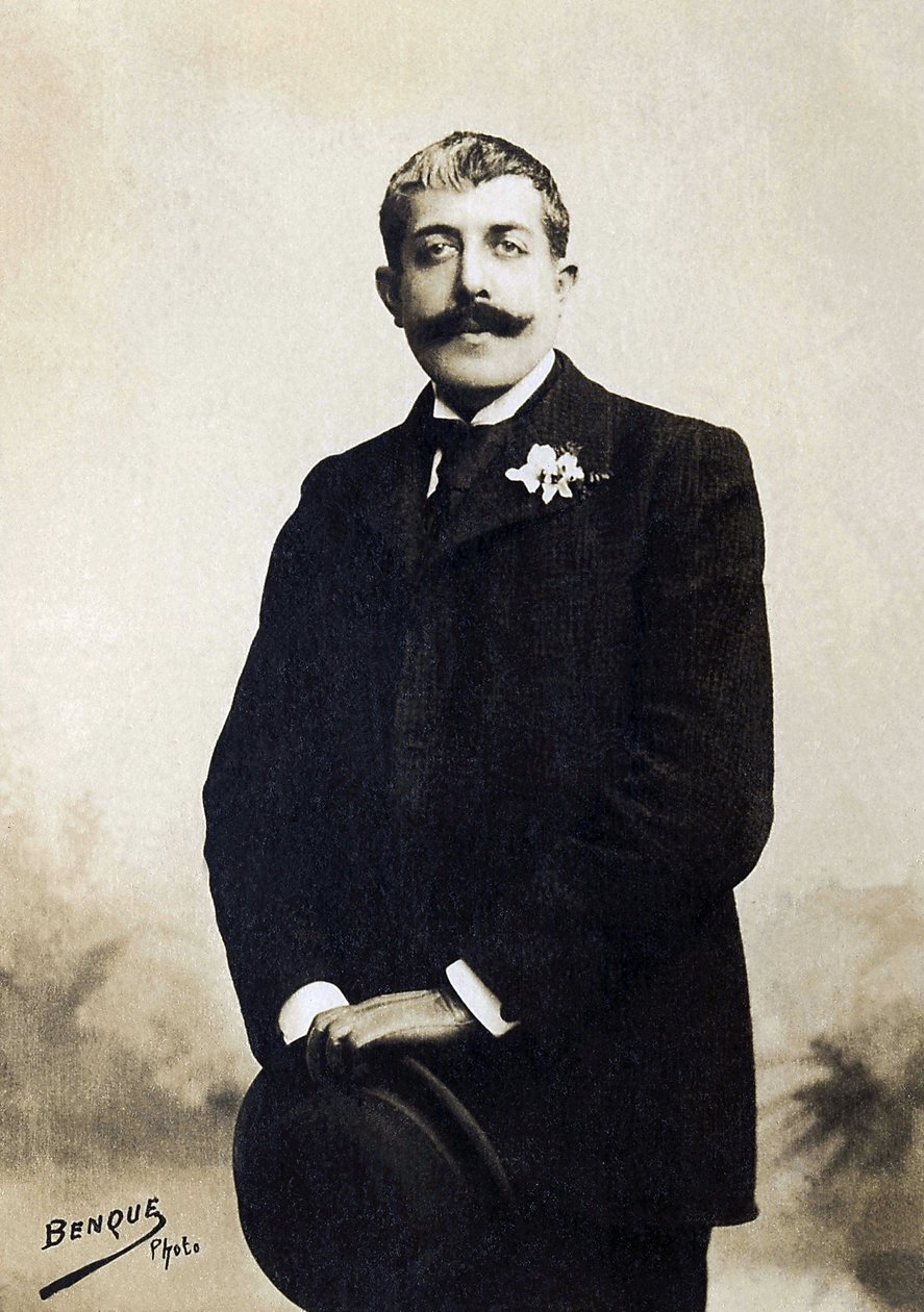 Retrato de Jean Lorrain (1855-1906), escritor francês. de French Photographer