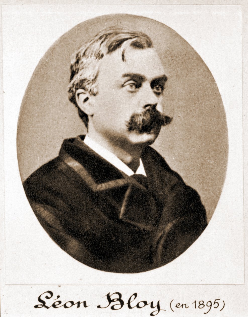 Retrato de Léon Bloy (1846 - 1917), escritor francês. 1895 de French Photographer