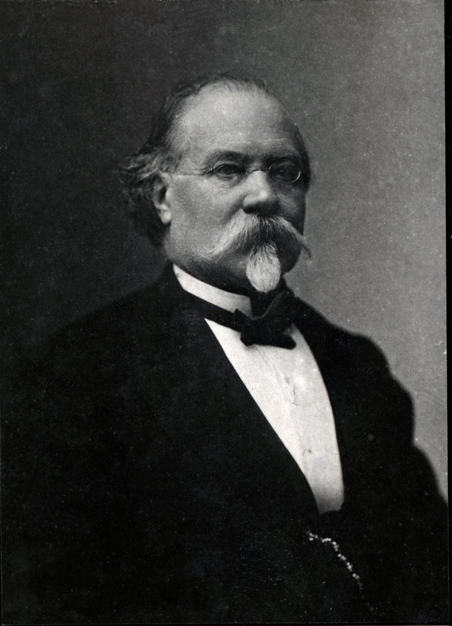 Retrato de Louis Joseph Troost (1825-1911), químico francês. de French Photographer