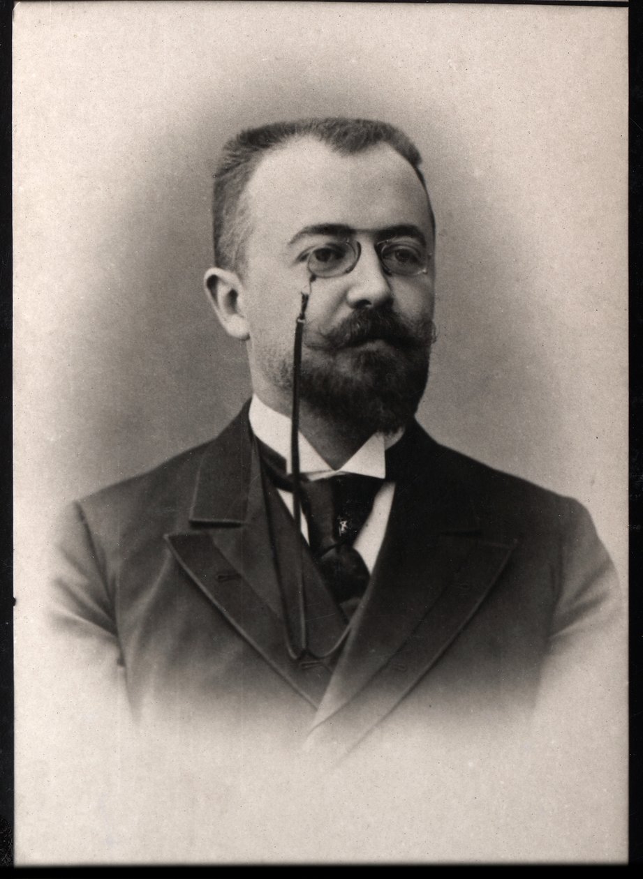 Retrato de Marcel Prevost (1862-1941), autor e dramaturgo francês. de French Photographer