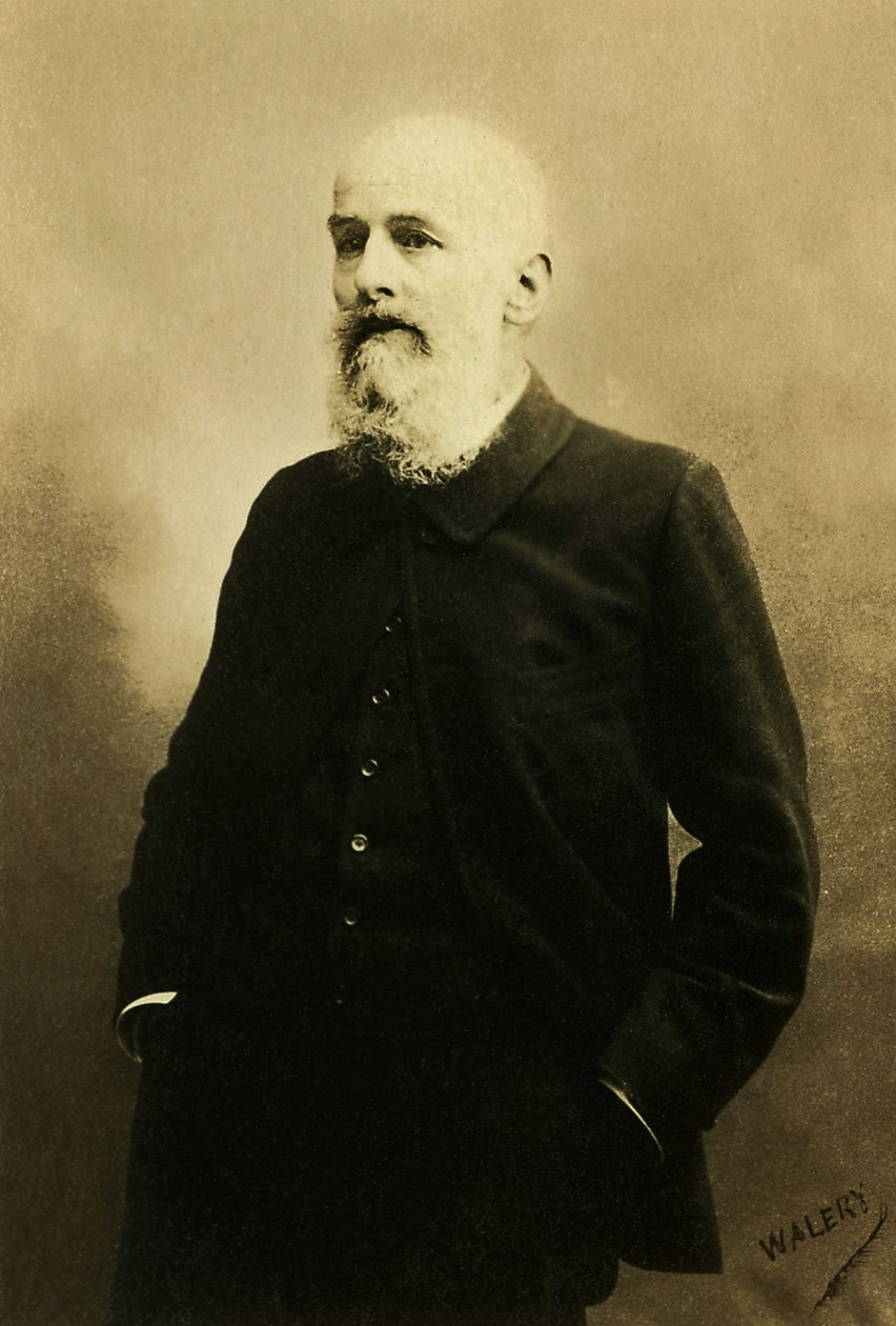 Retrato de Paul Albert Bartholome (1848-1928), pintor e escultor francês de French Photographer