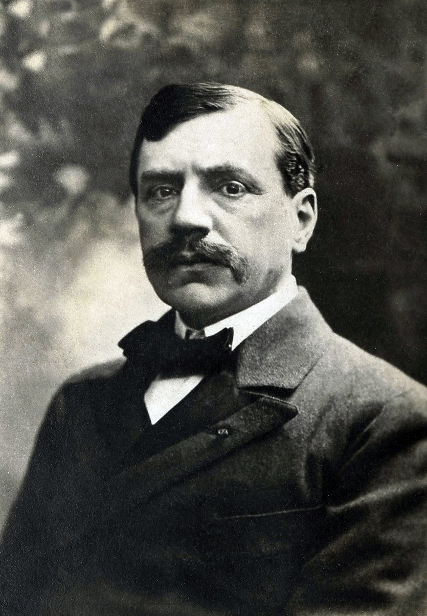Retrato de Paul Bourget (1852-1935), escritor francês de French Photographer