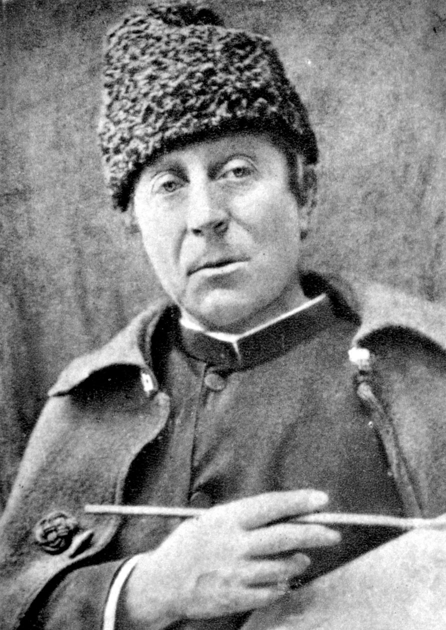 Retrato de Paul Gauguin (1848-1903) pintor francês pós-impressionista, cerca de 1888. de French Photographer