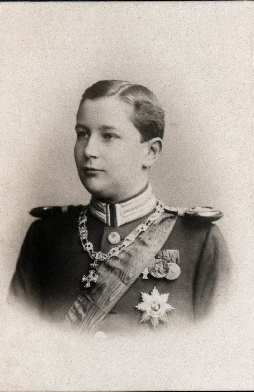 Retrato do Príncipe Eitel Frederico da Prússia (1883-1942). de French Photographer