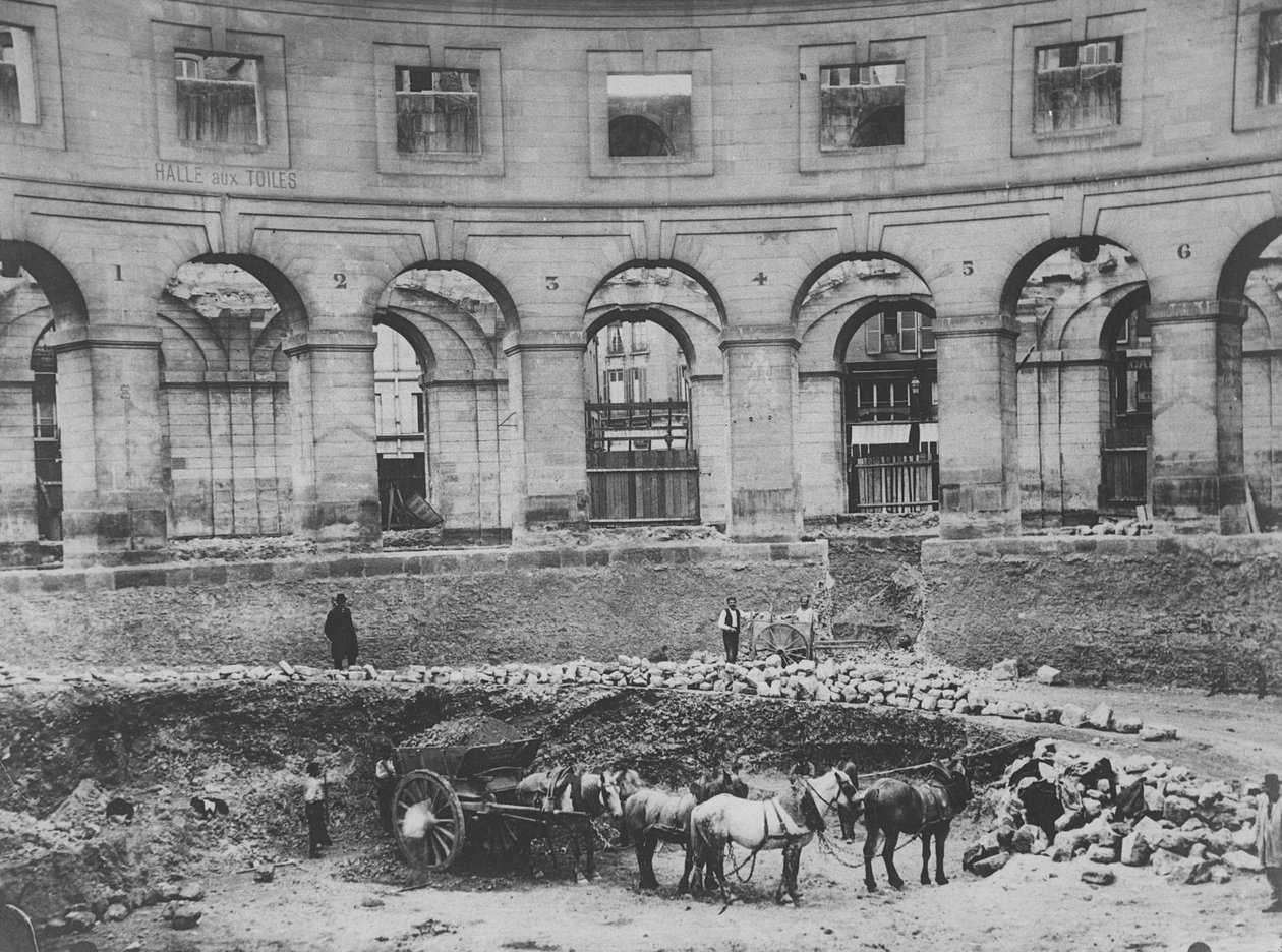Reconstrução da Halle au Ble, Paris de French Photographer