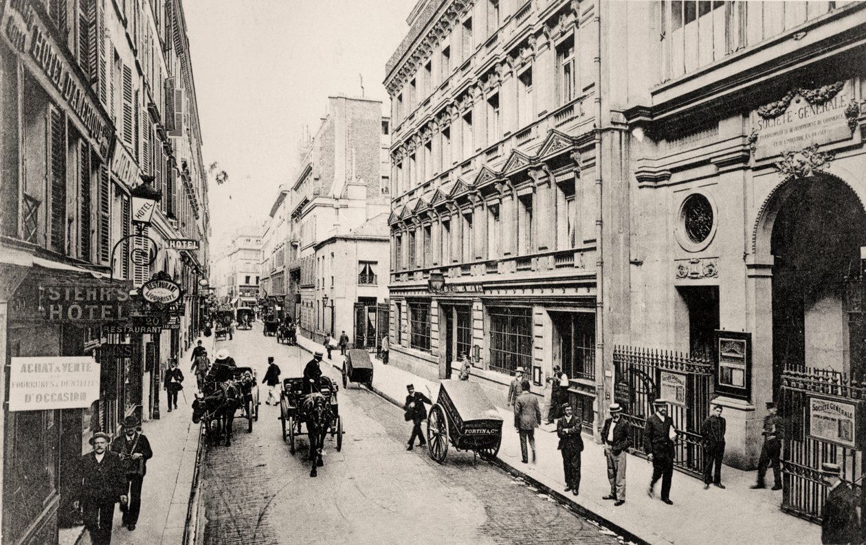 Rue de Provence, Paris (foto a p/b) de French Photographer