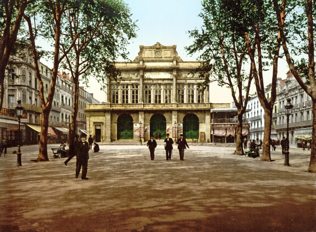 O Teatro Municipal de Béziers, França, 1890-1900 de French Photographer