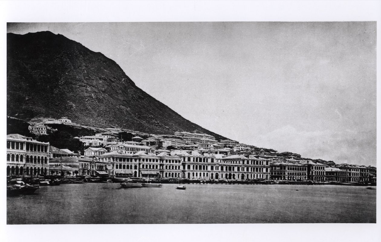 O Praya, Hong Kong, de Ilustrações da China e seus Habitantes por J. Thompson, publicado em 1873 de French Photographer