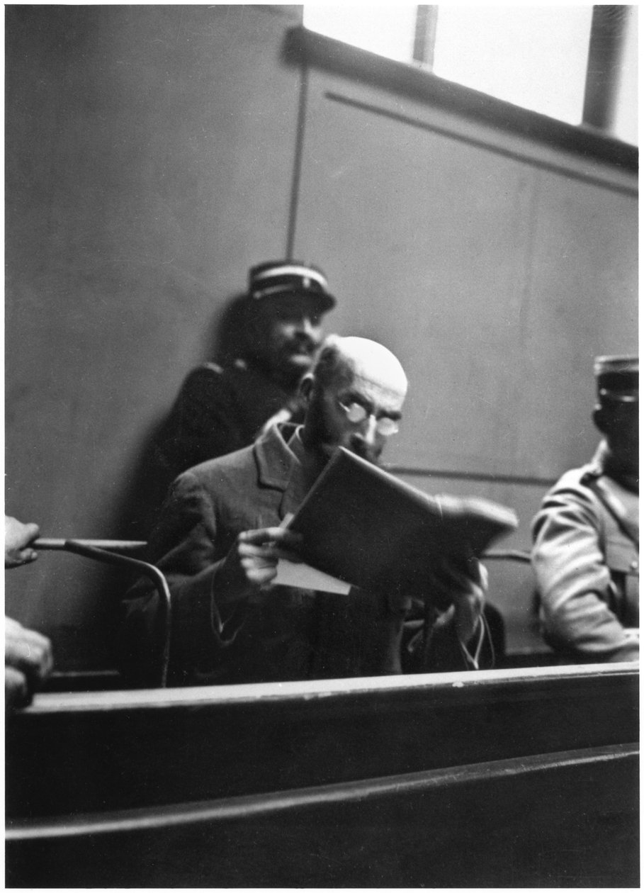 O Julgamento de Henri Desire Landru (1869-1922) 20 de novembro de 1921 de French Photographer