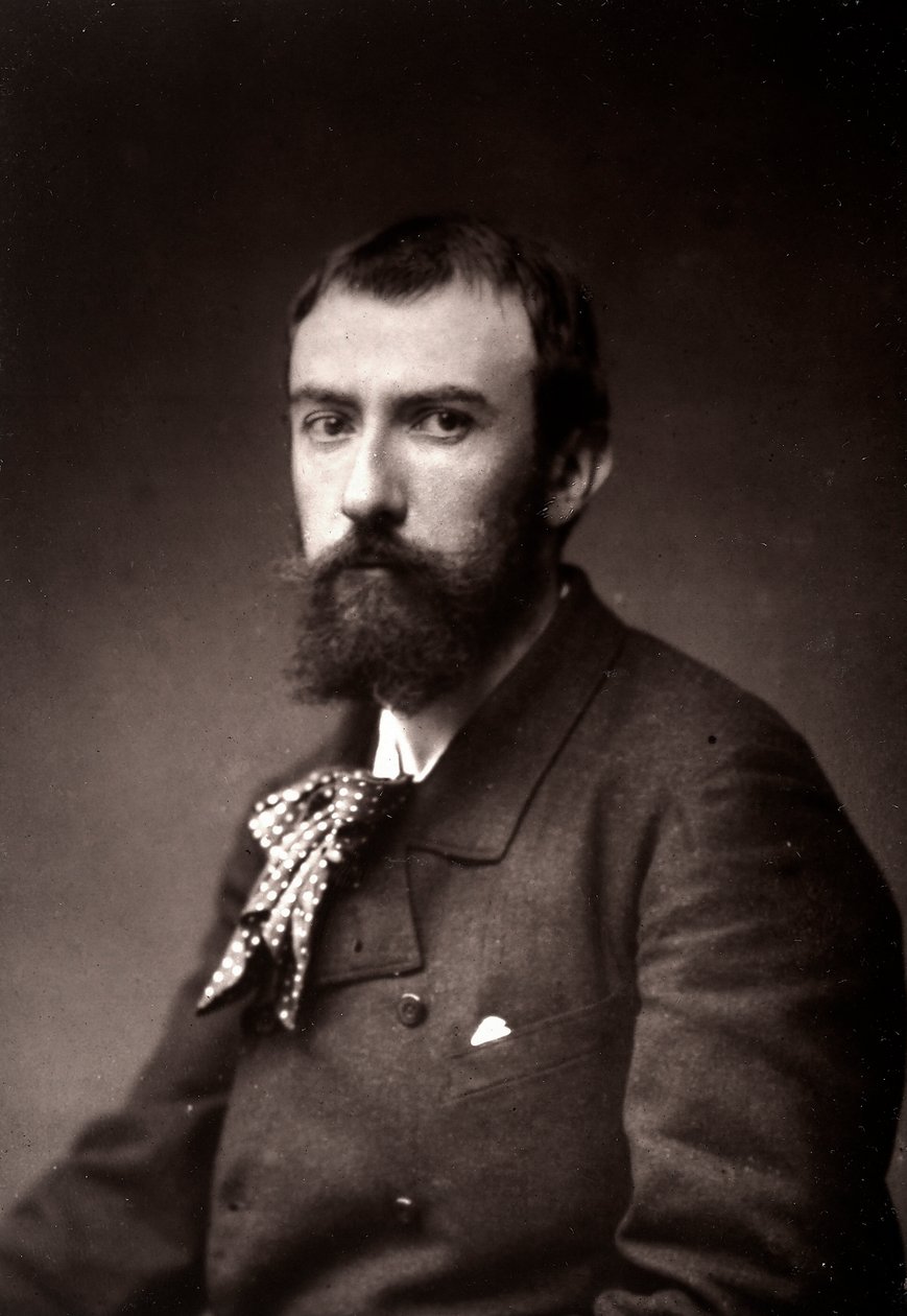 O artista Henri Lerolle retratado por ocasião do Salão de Paris em 1885 de French Photographer