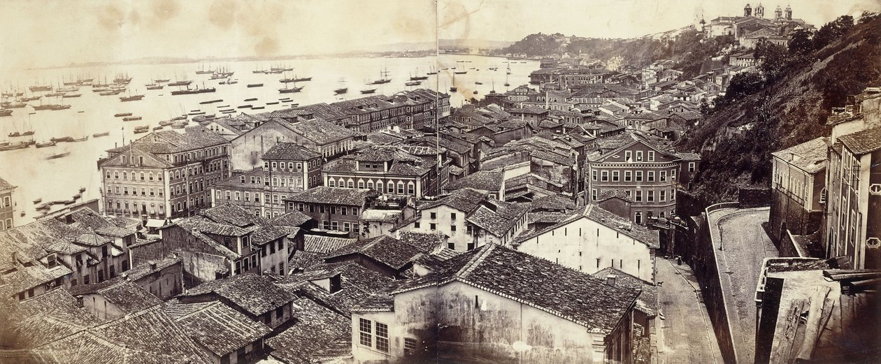 Vista da Bahia, c. 1864-8 de French Photographer
