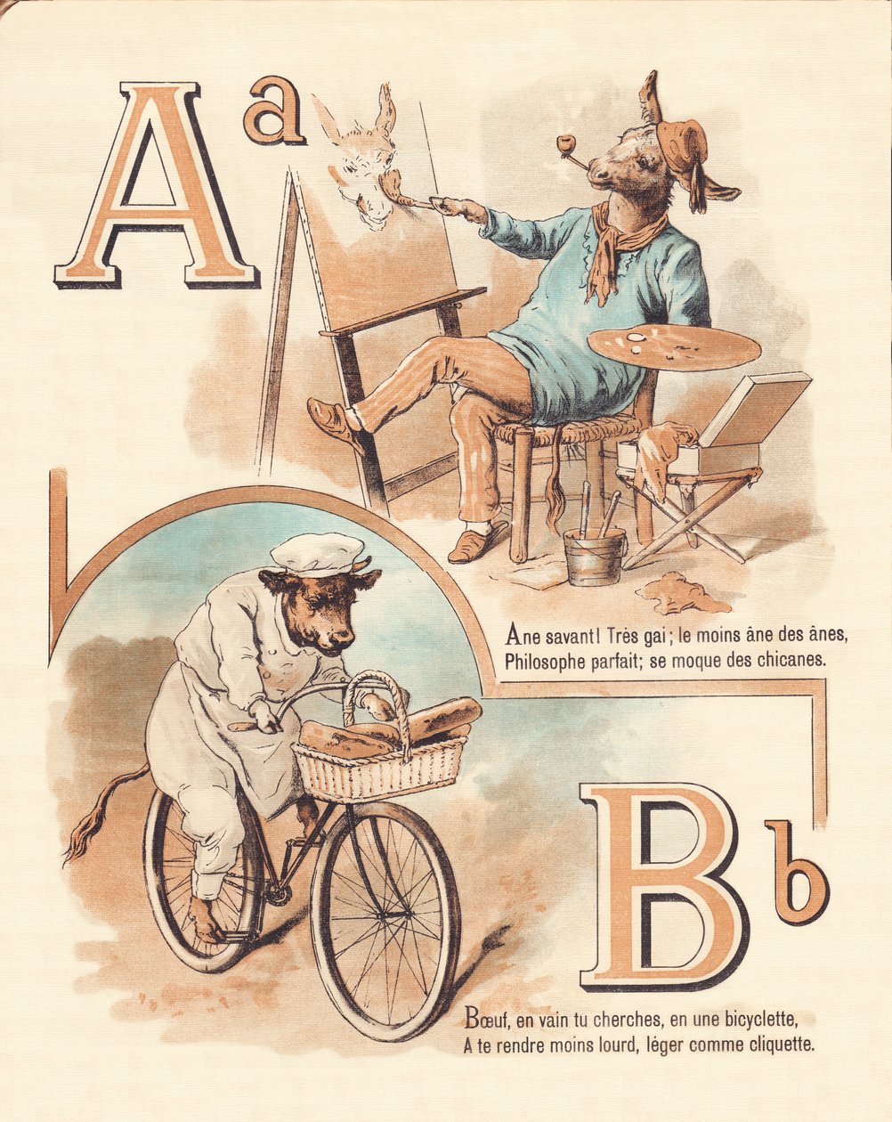 AB: Animal, artista, carne, padeiro de French School
