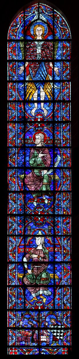 Um Cheruhim. Jeremias, Daniel doa os peleiros (w104) de French School