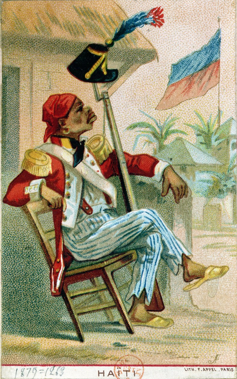 Um soldado haitiano, 1879 de French School