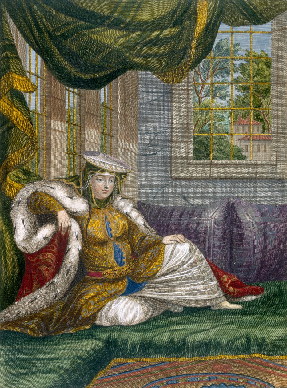 Uma mulher judia de vestido cerimonial, c.1708 de French School