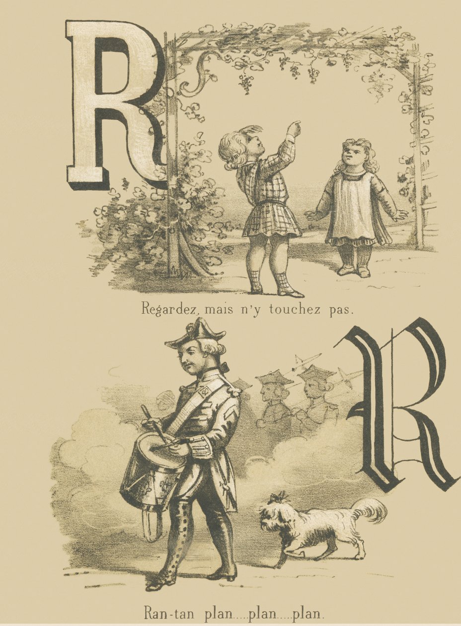 R: Olha, mas não toque nisso - plano de plano de Ran-tan de French School