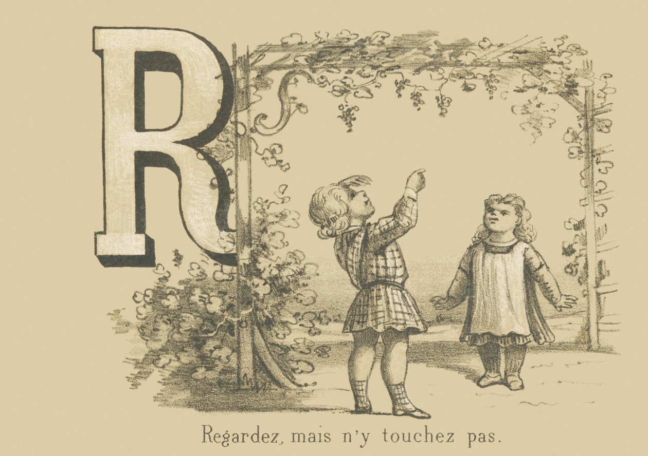 R: Olhe, mas não toque nisso de French School