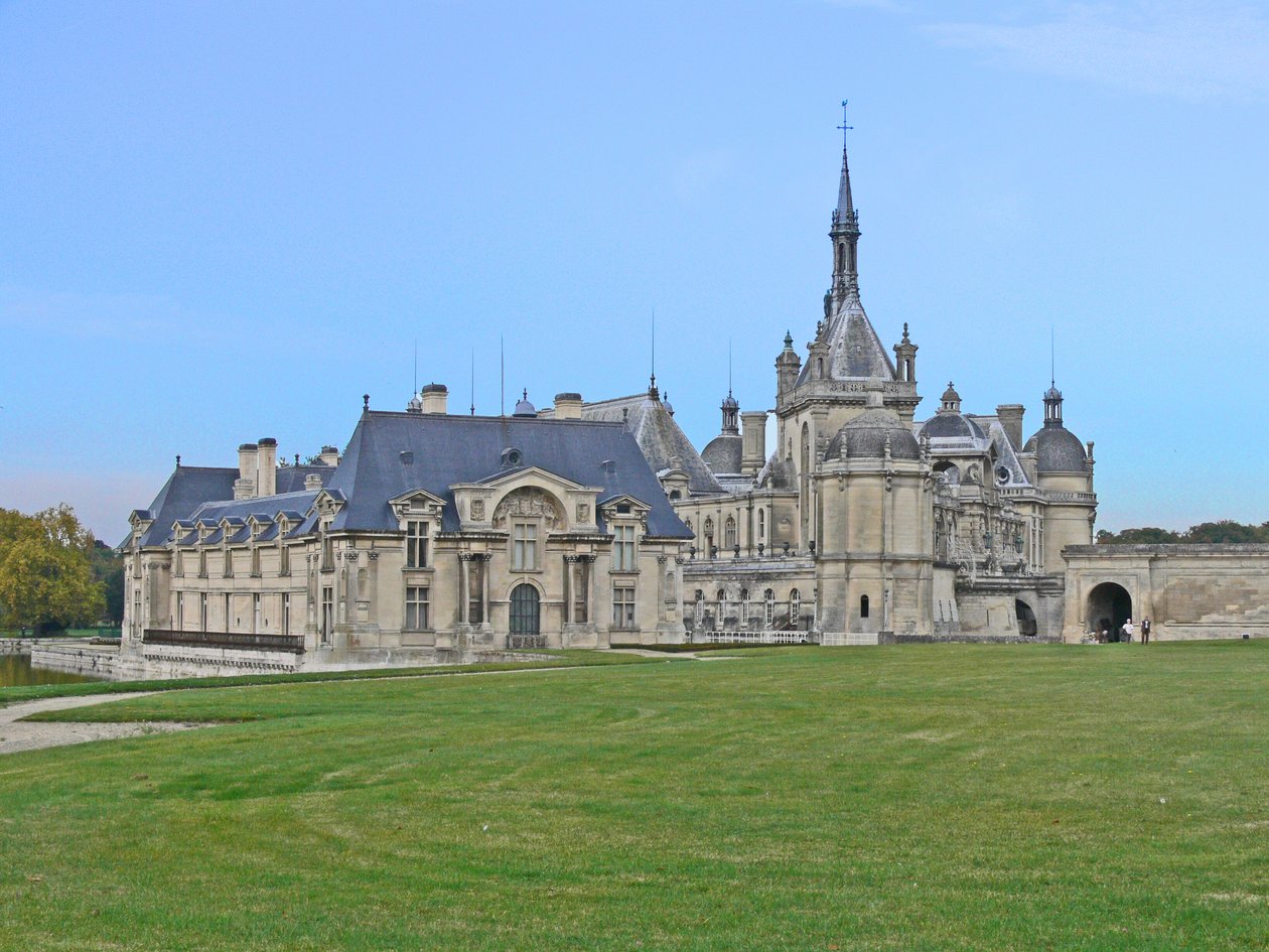 Uma vista do castelo de French School