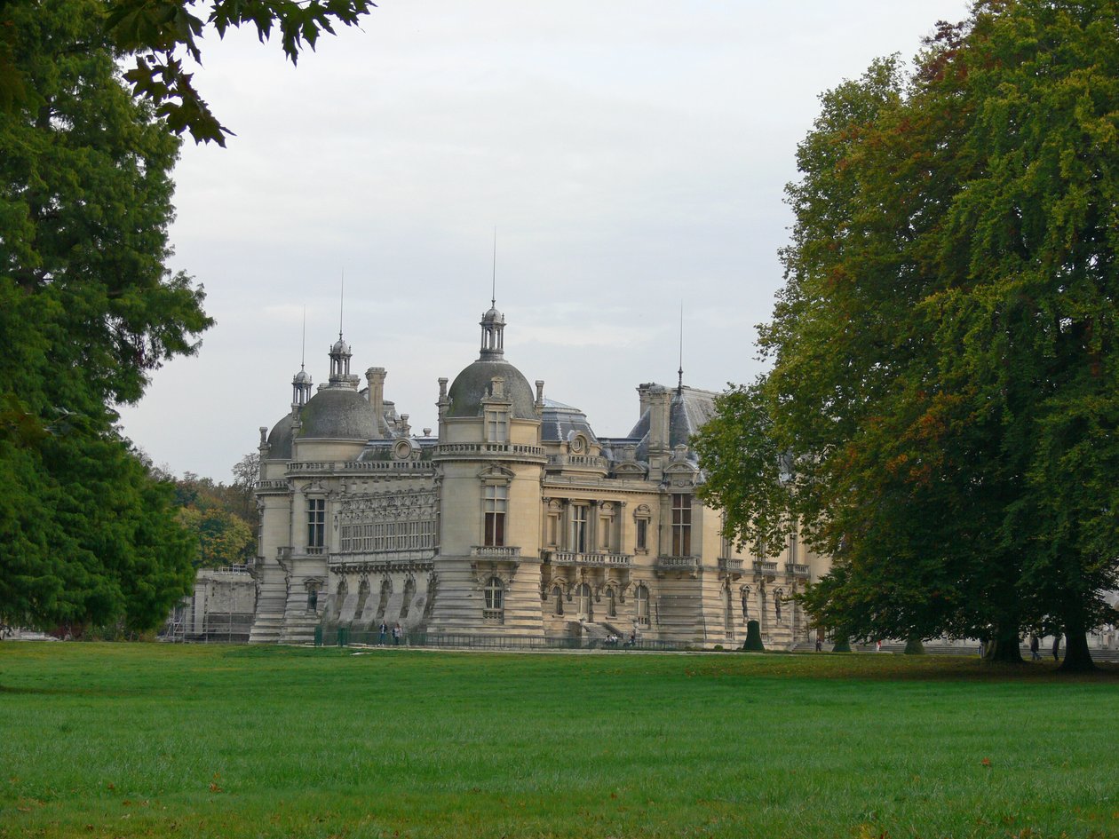 Uma vista do castelo de French School