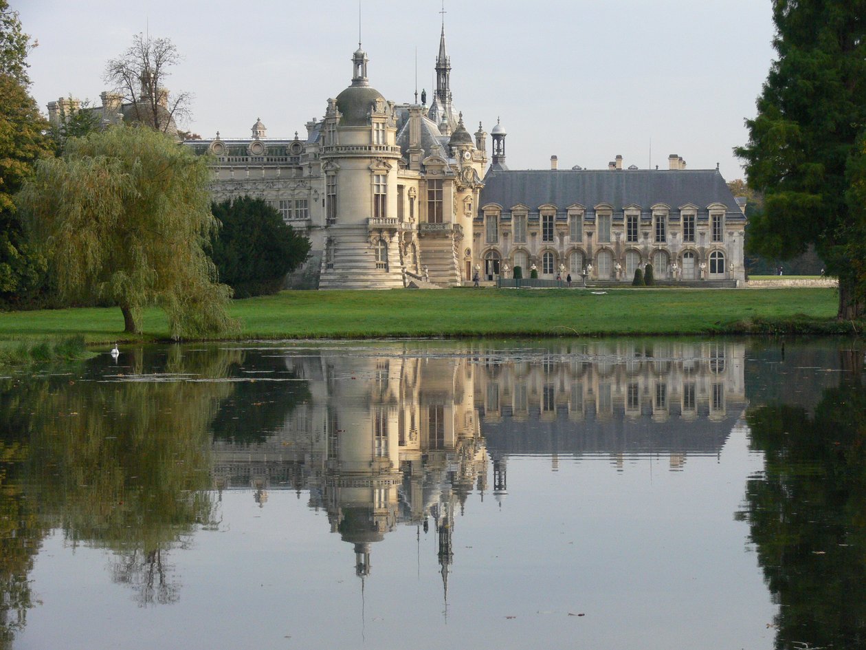 Uma vista do castelo de French School
