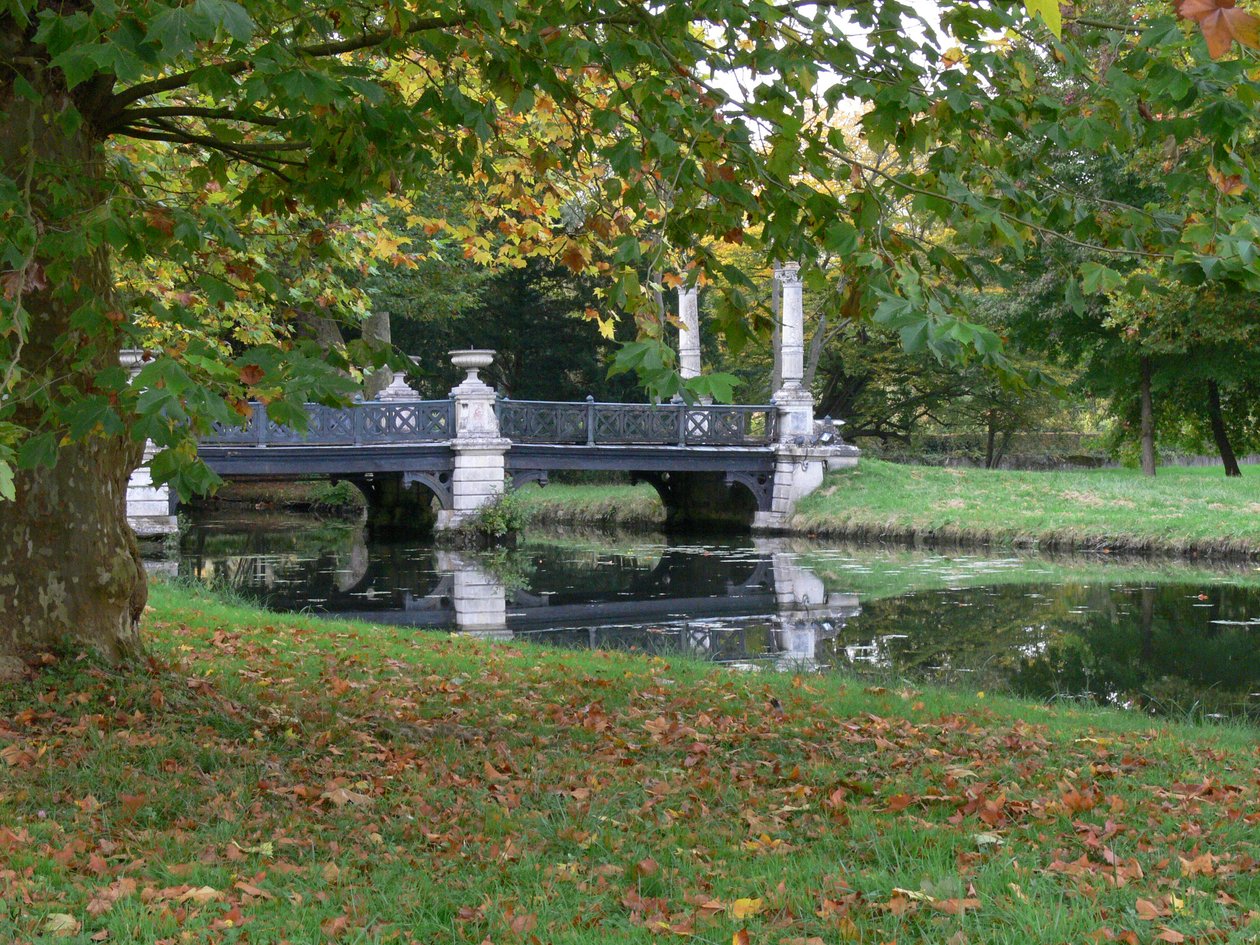 Vista da Ponte dos Jardins Ingleses, a Ponte Great Homms de French School