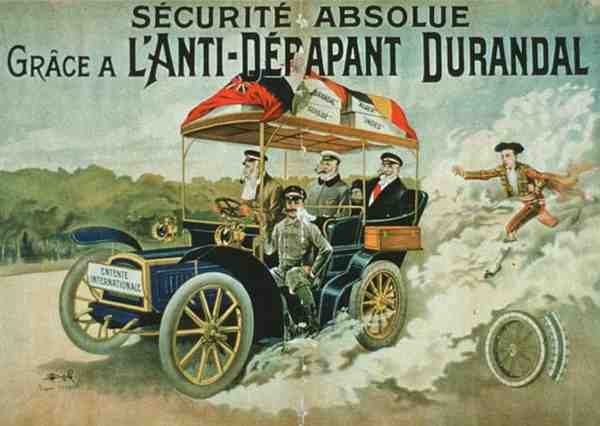 Segurança Absoluta com a Roda Durandal Anti-Skid" (cor litho) de French School